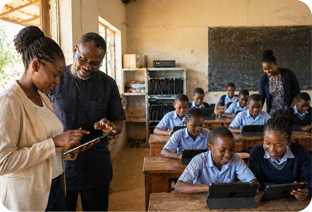 NGO and CSR education programmes in underserved African communities